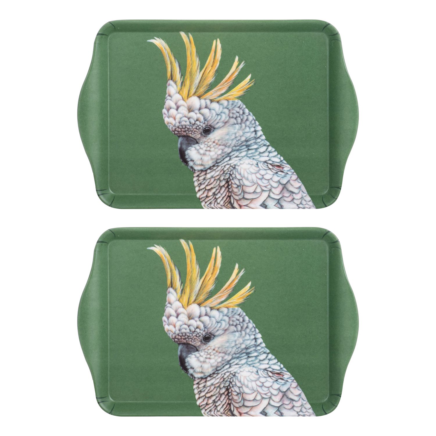ASHDENE Modern Birds Scatter Tray - Cockatoo