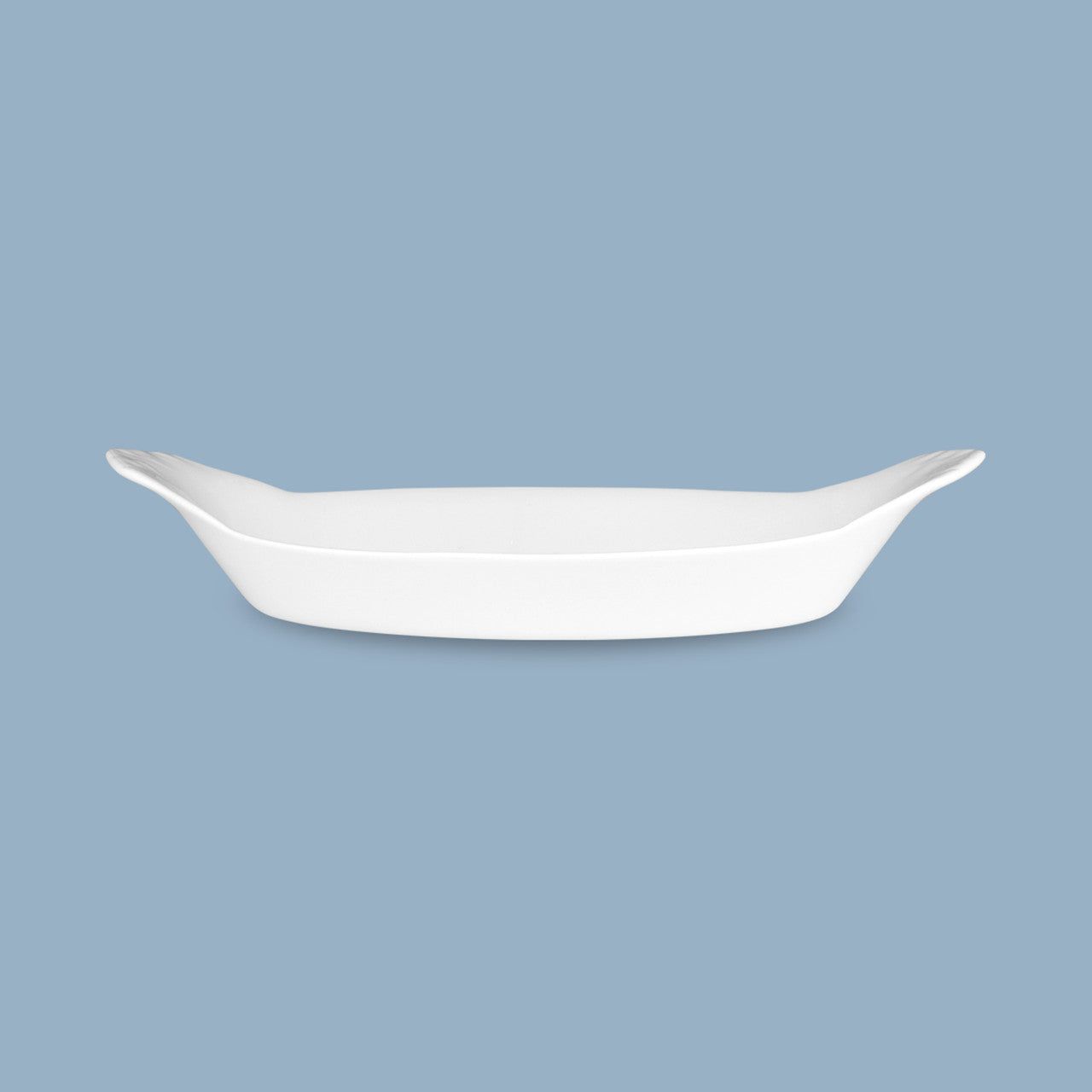 WILKIE BROTHERS Cuisine Oval Au Gratin Dish - 17.5cm - New Bone Porcelain