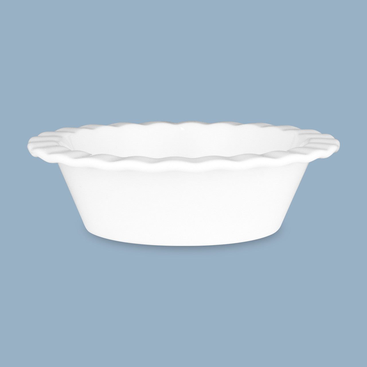 WILKIE BROTHERS Cuisine Fluted Pie Dish - 12.5 x 4cm/170ml - New Bone Porcelain
