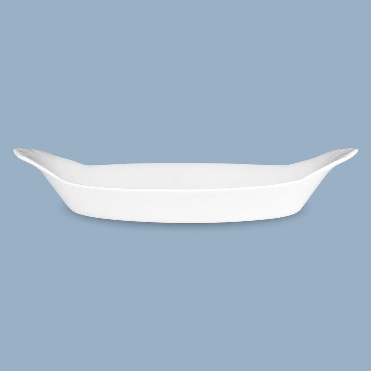 WILKIE BROTHERS Cuisine Oval Au Gratin Dish - 19.5cm - New Bone Porcelain