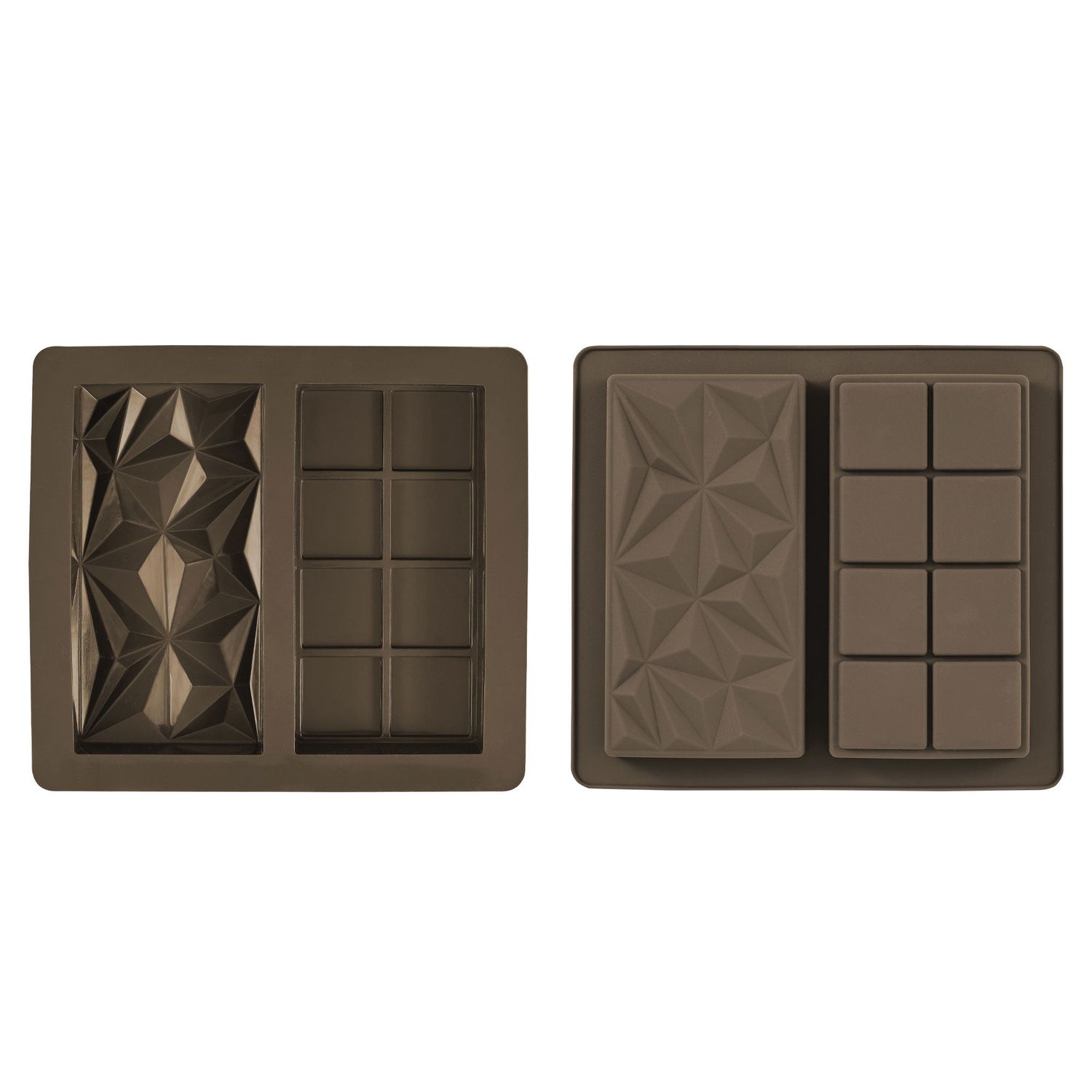 AVANTI Deep 2 Section Dubai Style Chocolate Mould Set of 2