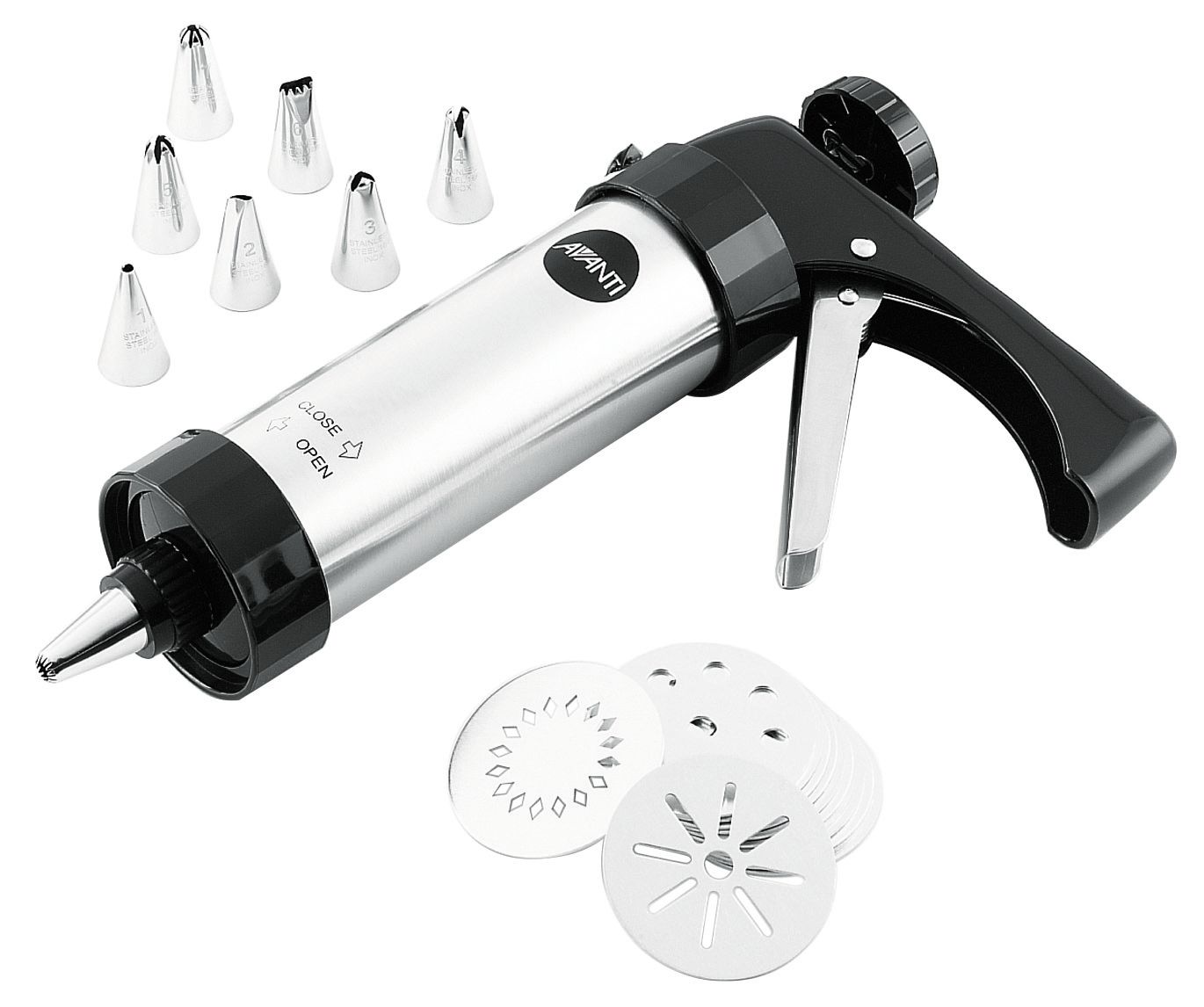 AVANTI Cookie Press and Icing in Luxury Box - 21 Piece Set