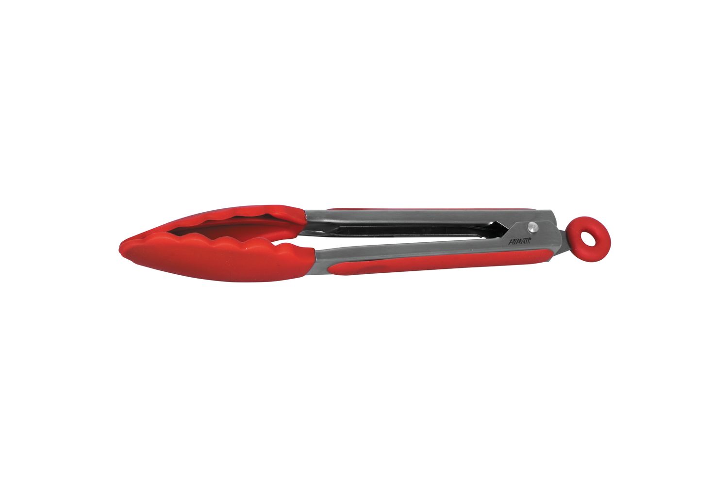 AVANTI Tongs with Silicone Head and Grip 23cm - Red