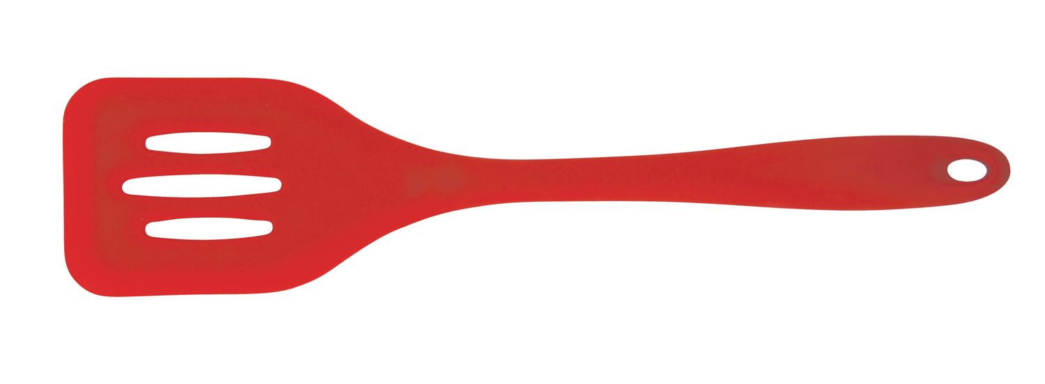 AVANTI Silicone Slotted Turner 28.5cm - Red