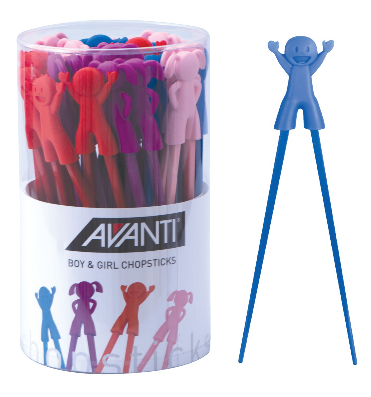 AVANTI Boy &amp; Girl Silicone Chopsticks - Assorted