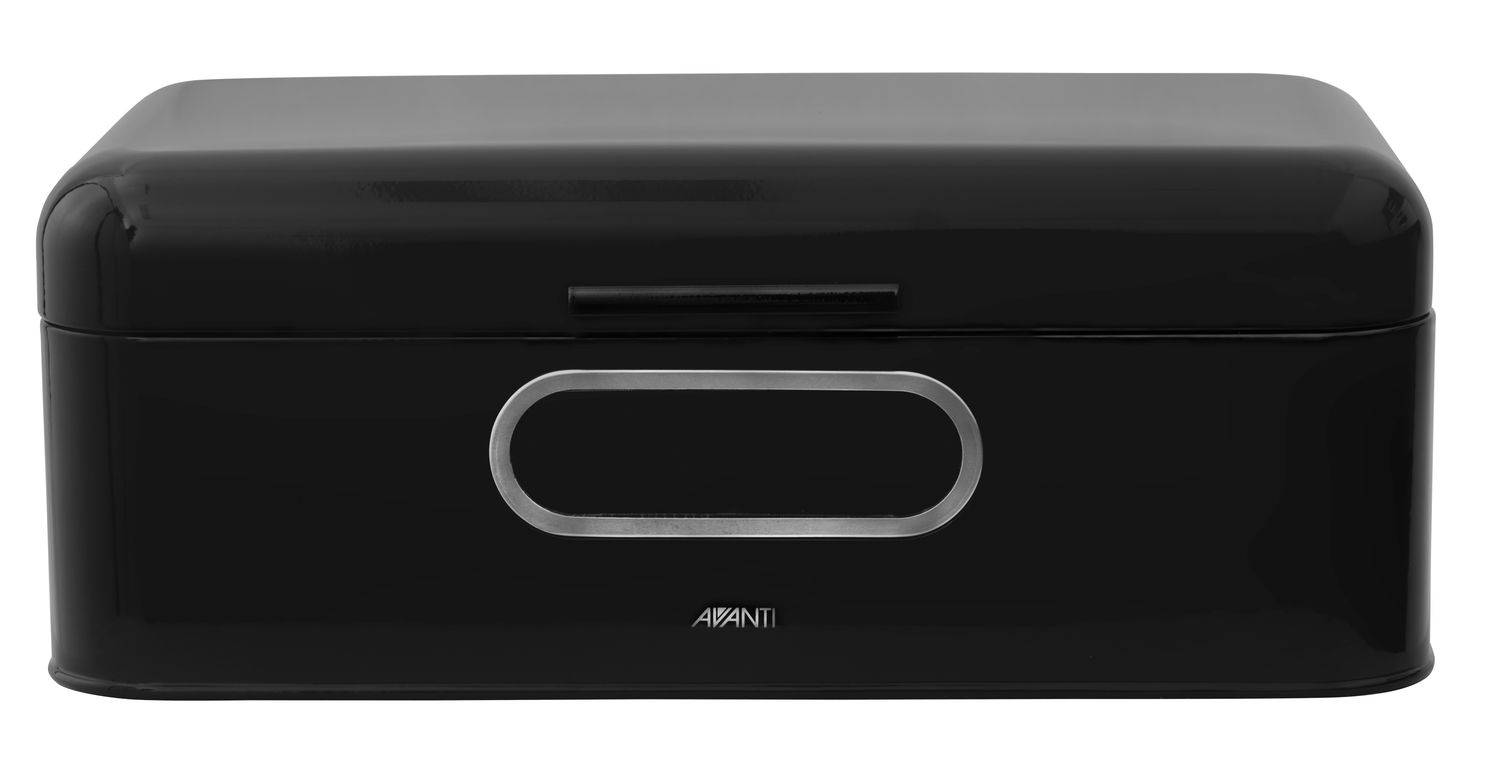 AVANTI Retro Bread Bin Large - Black