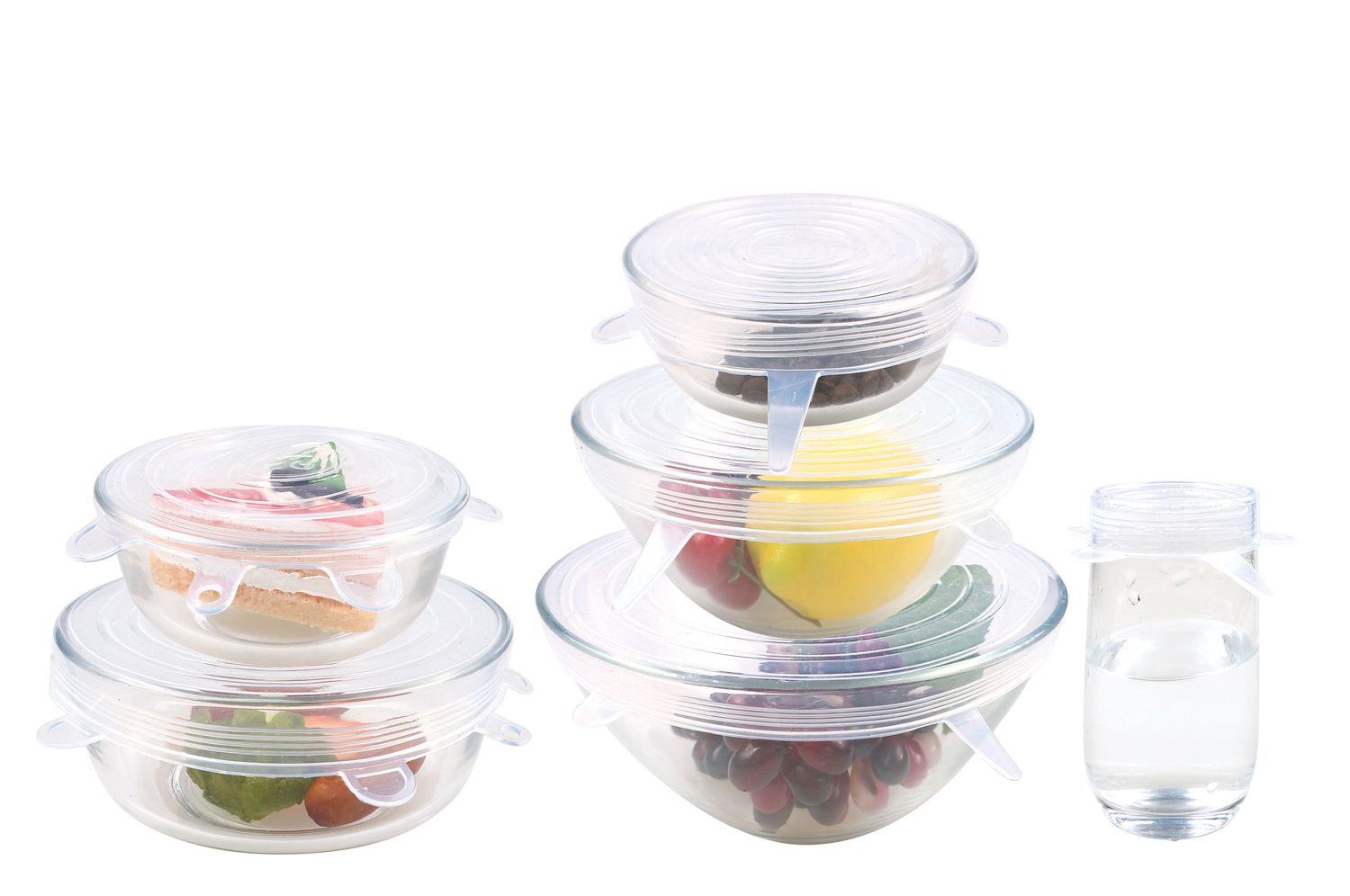 AVANTI Silicone Food Covers - Set of 6