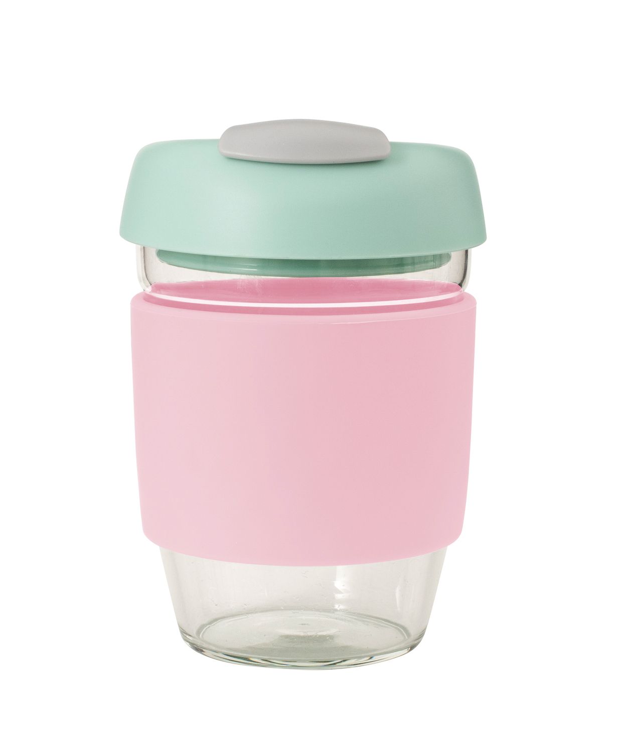 AVANTI Glass GOCUP 296ml - Pink/Mint/Grey