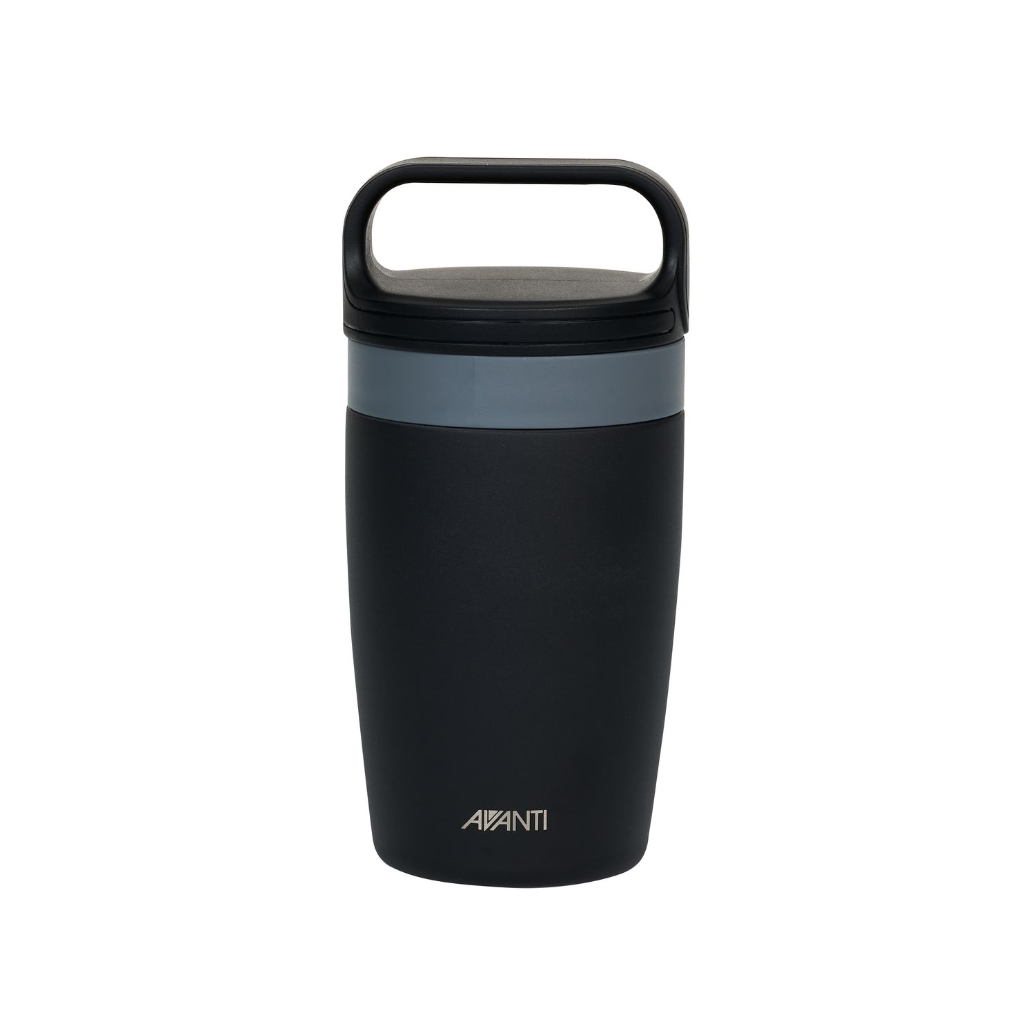AVANTI FlexiSip Insulated Travel Cup w Handle 355ml Black