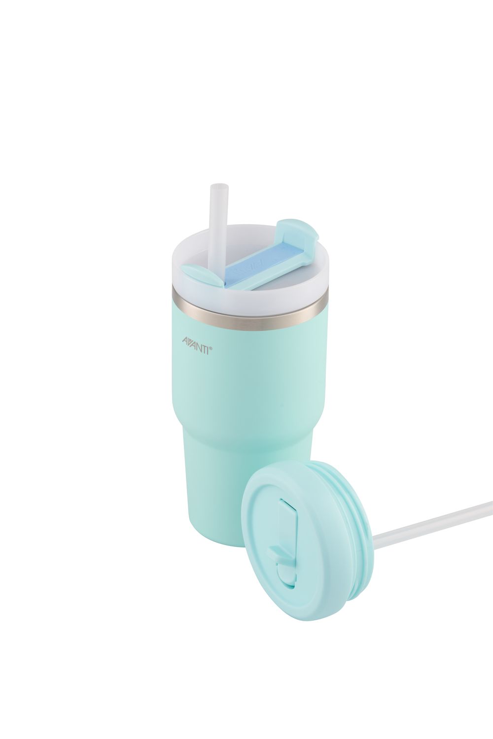 AVANTI HydroQuech Smoothie Tumbler w/ Two Lids, 550ml Blue