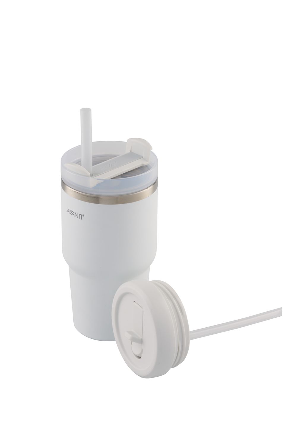 AVANTI HydroQuech Smoothie Tumbler w/ Two Lids, 550ml White