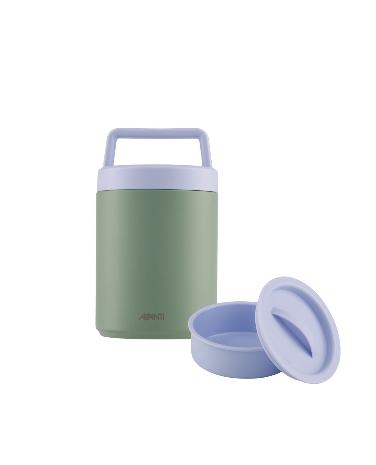 AVANTI Insulated Food Jar with Handle, 480ml - Agave/Lilac