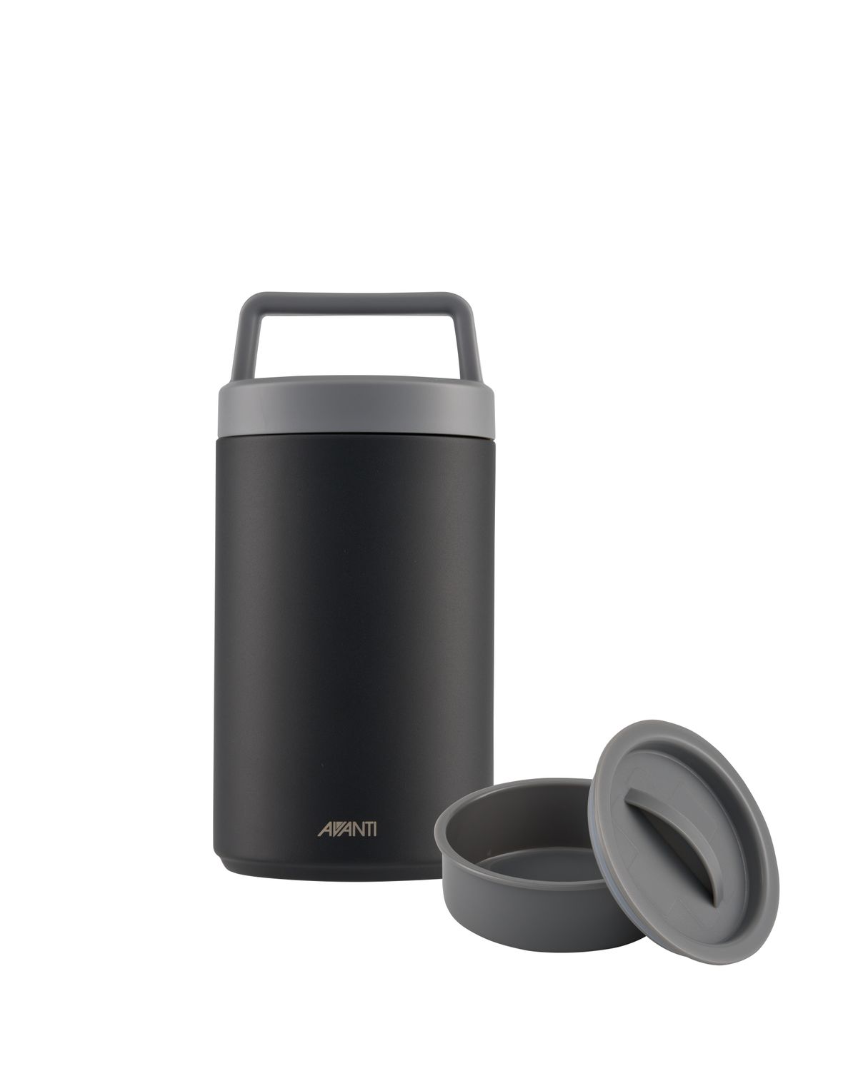 AVANTI Insulated Food Jar with Handle, 700ml - Black/Char