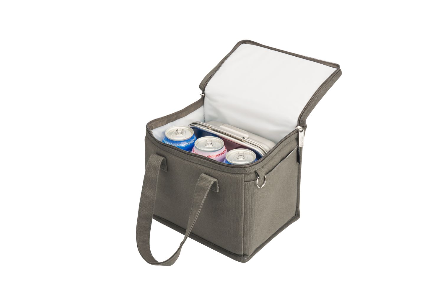 AVANTI Insulated Canvas Lunch Bag - Charcoal