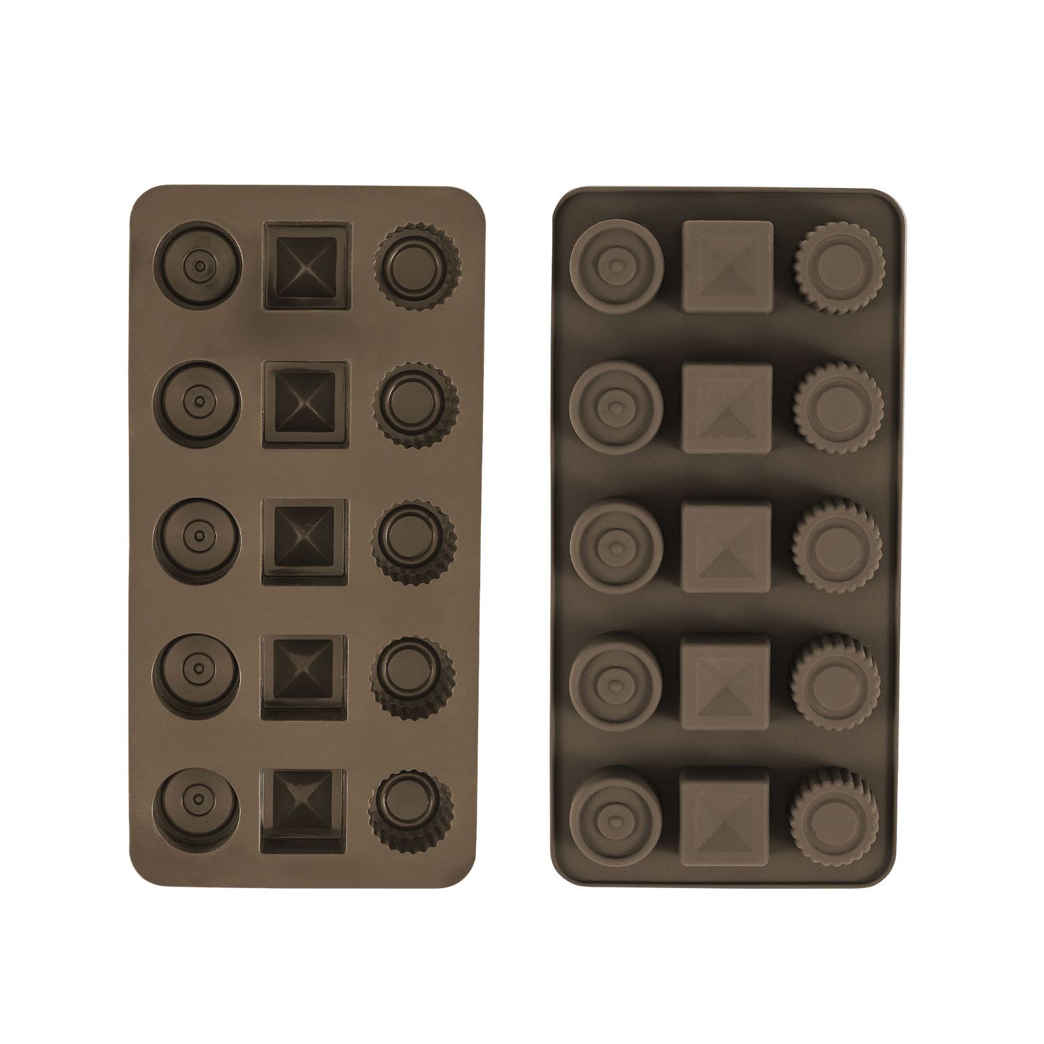 AVANTI Silicone Chocolate Mould, Set of 2 - Multi