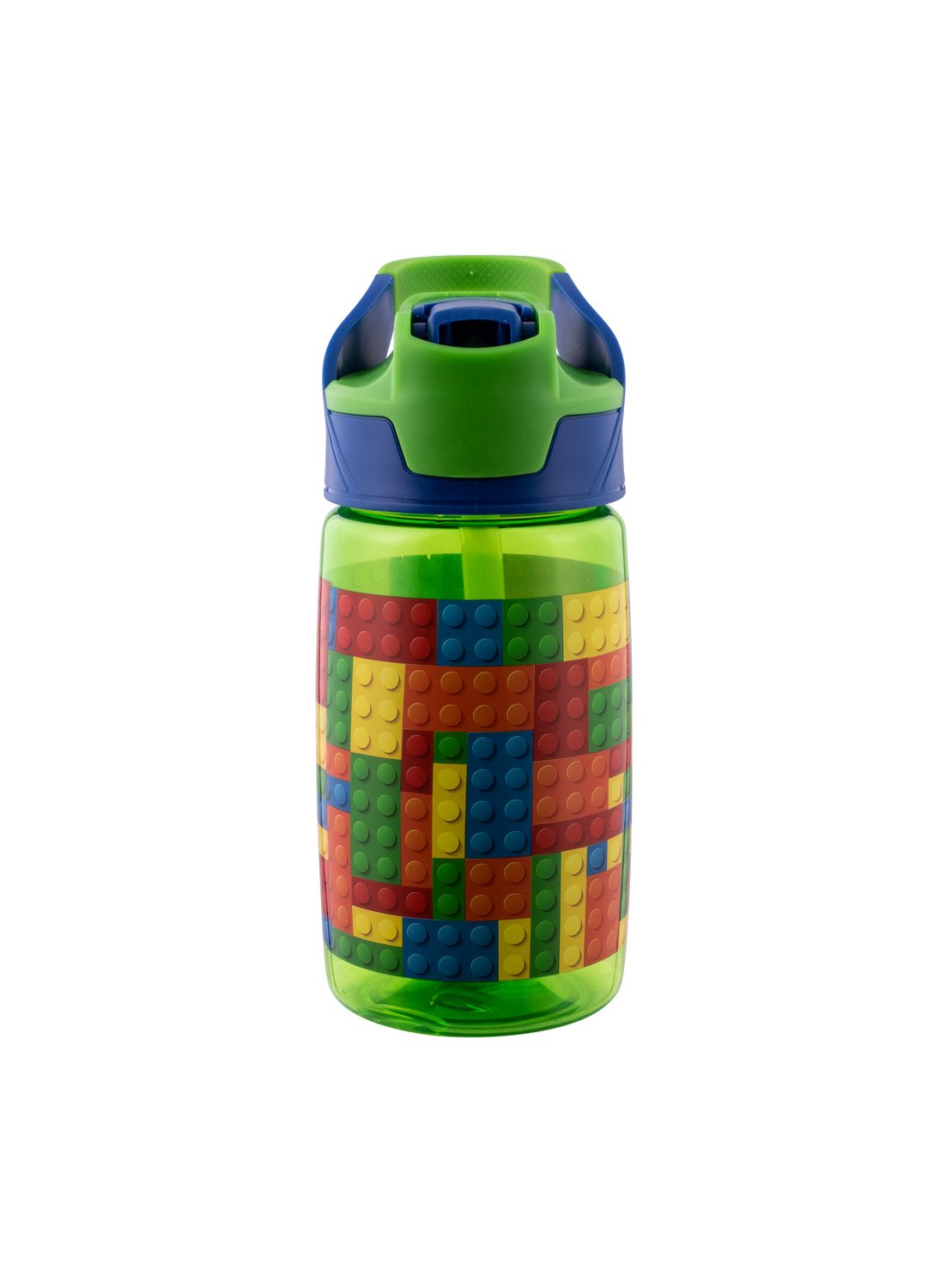AVANTI YumYum Auto Flip Spout Tritan Bottle 450ml - Blocks