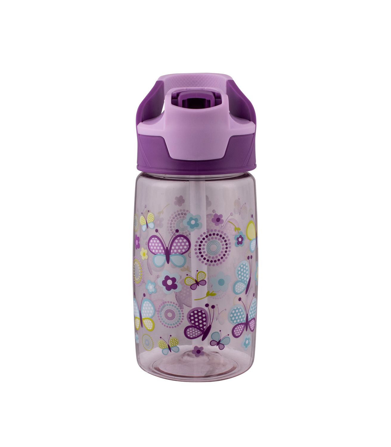 AVANTI YumYum Auto Flip Spout Tritan Bottle 450ml-Butterfly