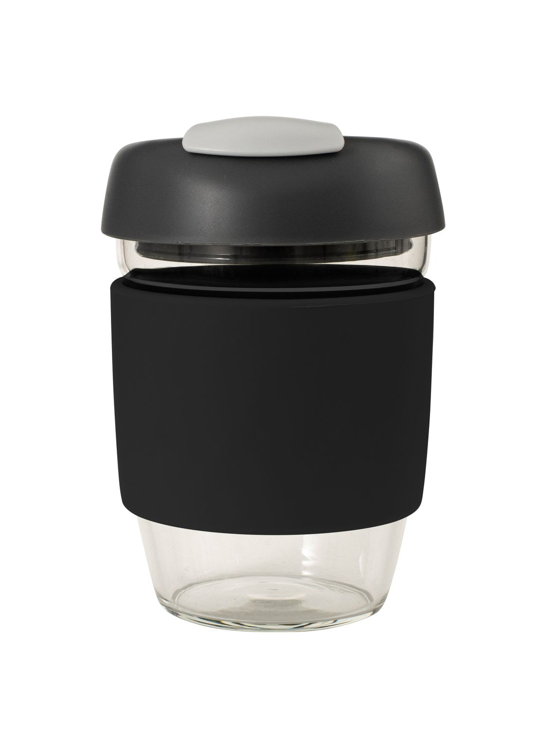 AVANTI Glass GOCUP 296ml - Black /Charcoal /Grey