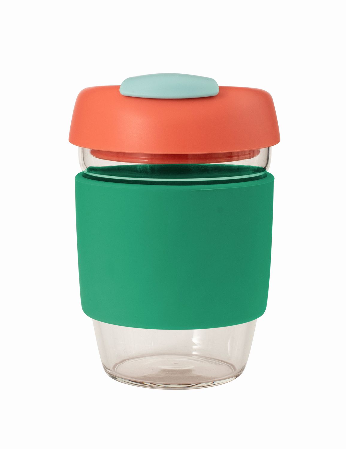 AVANTI Glass GOCUP 296ml - Green/Coral/Sea Foam