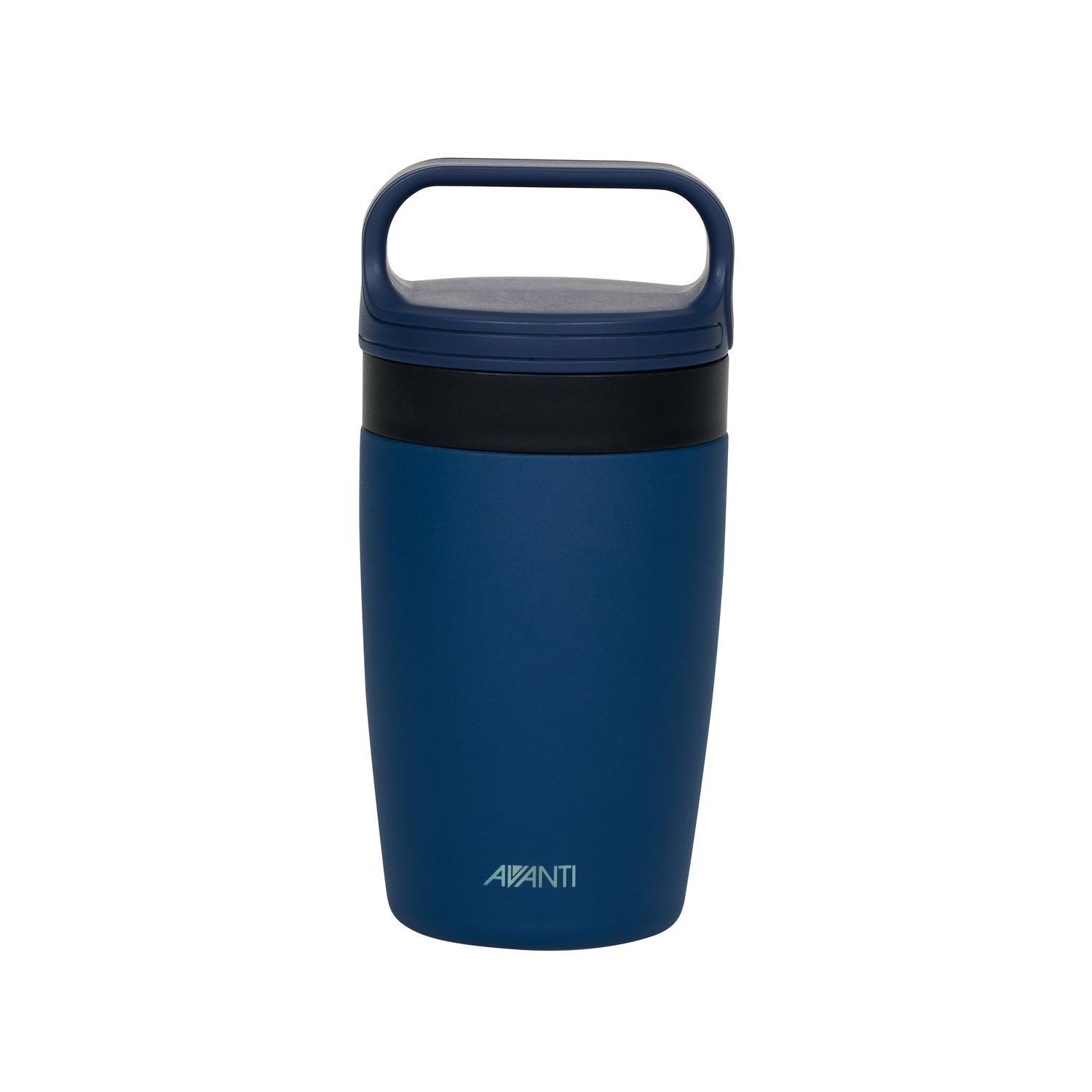 AVANTI FlexiSip Insulated Travel Cup w Handle 355ml Navy