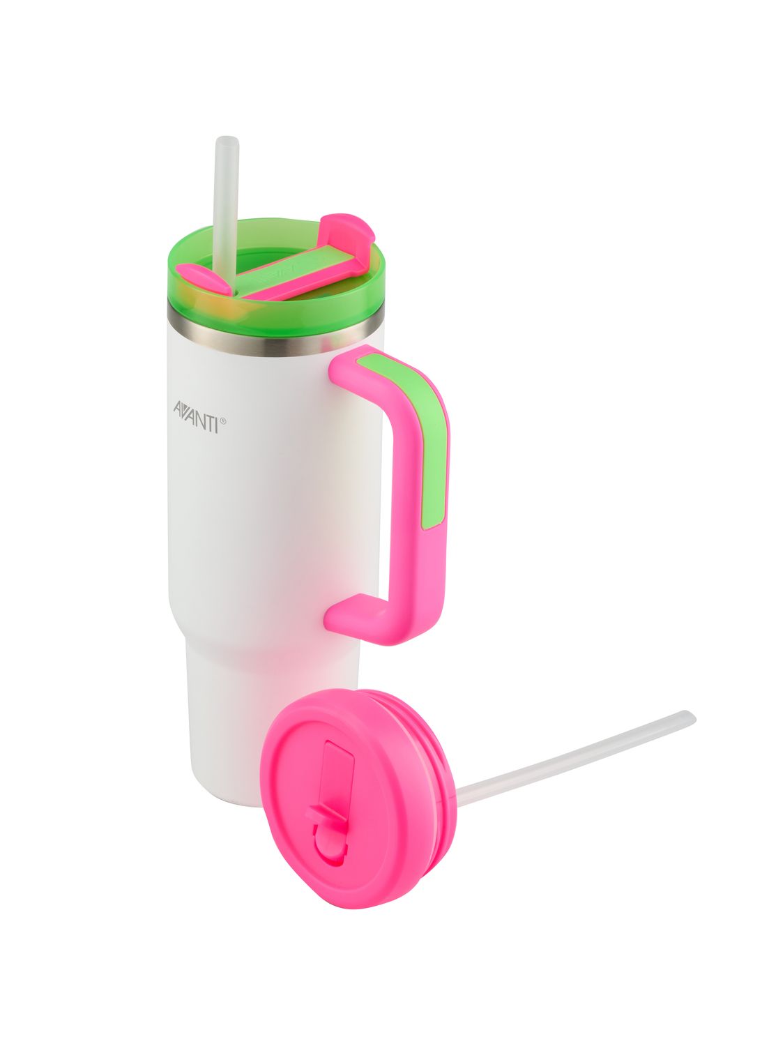 AVANTI HydroQuench Tumbler with Two Lids, 1L Lollipop