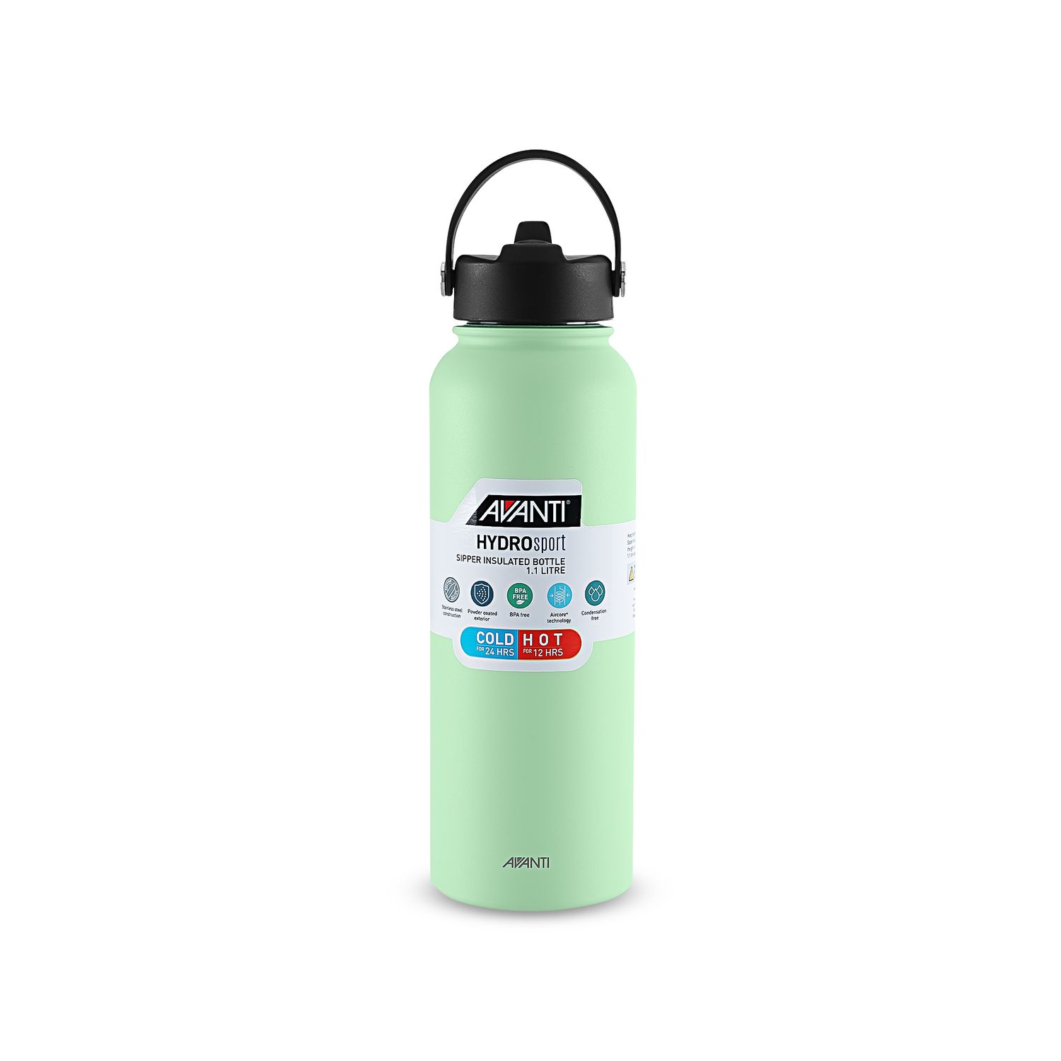 AVANTI HydroSport Insulated Sipper Bottle 1.1L - Mint