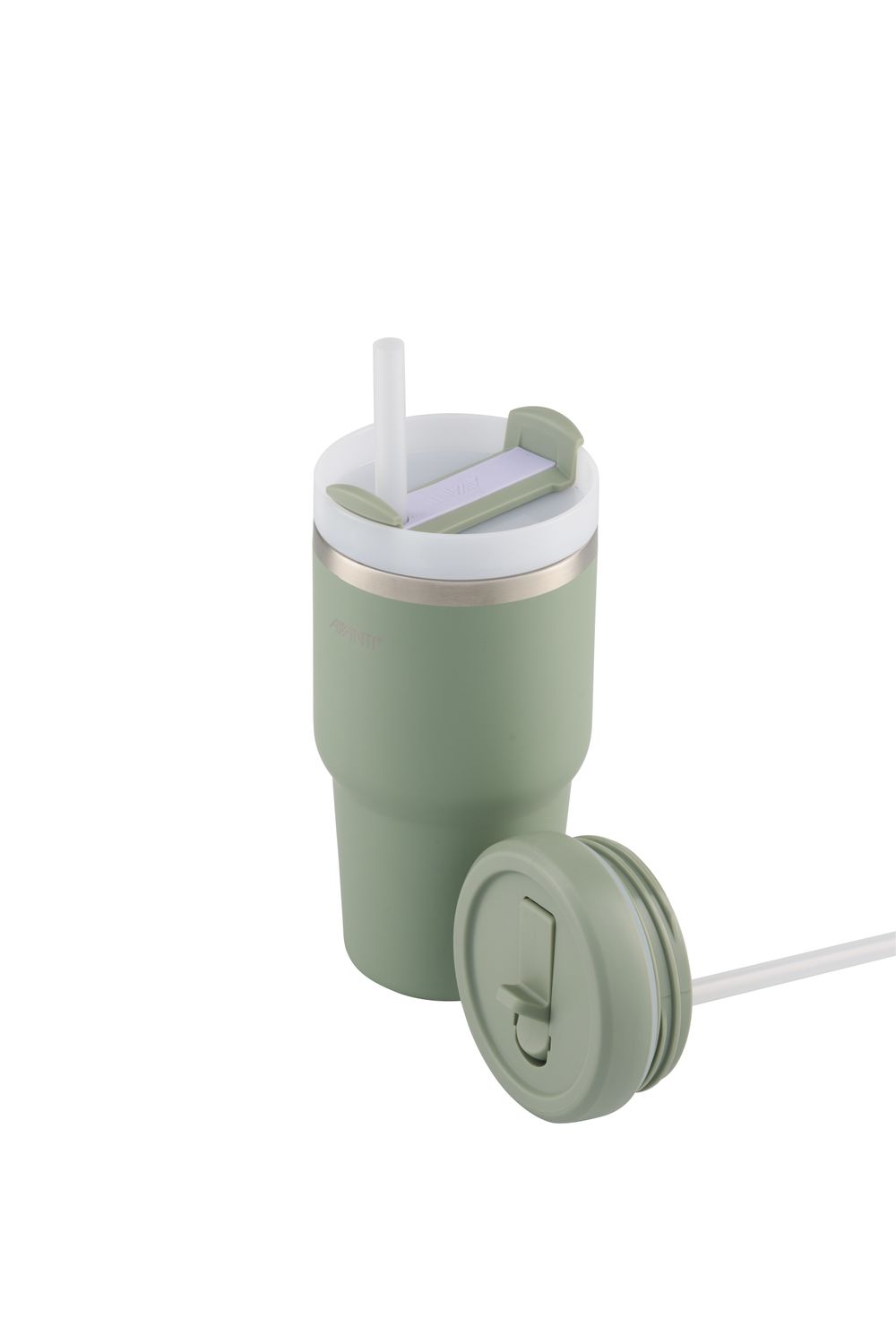 AVANTI HydroQuech Smoothie Tumbler w/ Two Lids, 550ml Agave