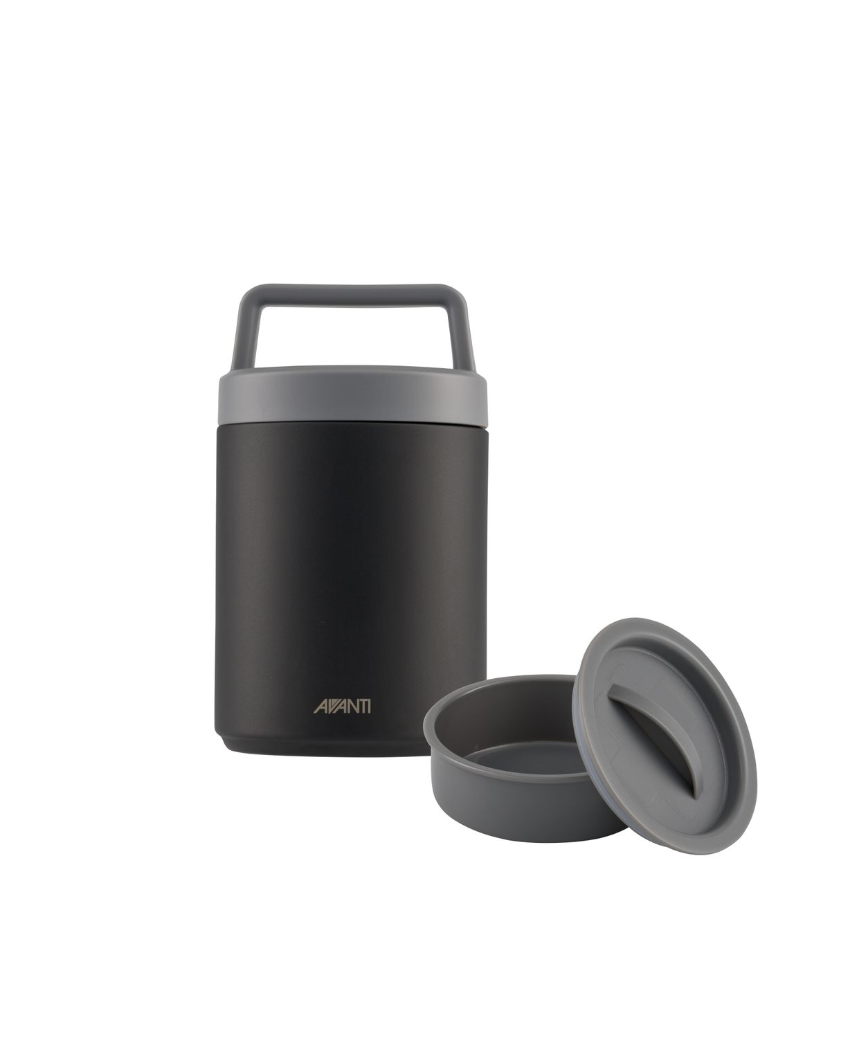 AVANTI Insulated Food Jar with Handle, 480ml - Black/Char