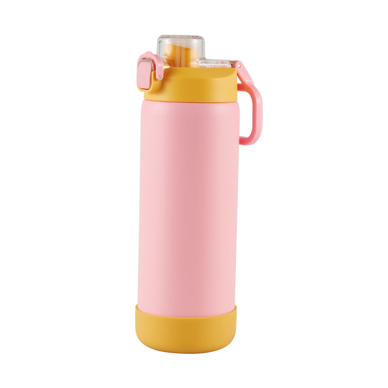 AVANTI YumYum 2 Way Drinking Insulated Btl, 550ml Pink/Yello