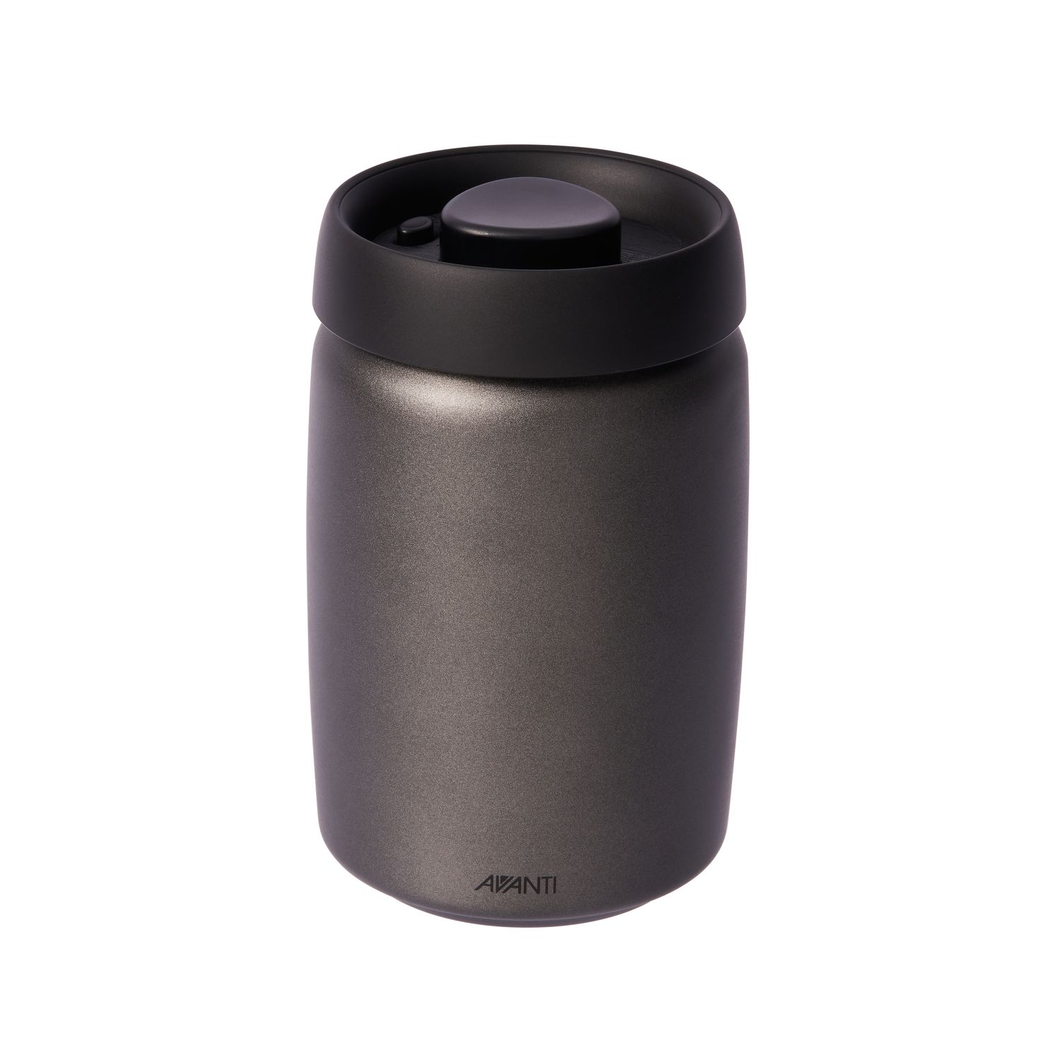 AVANTI Vacuum Storage Jar, 1200ml - Black Stainless Steel