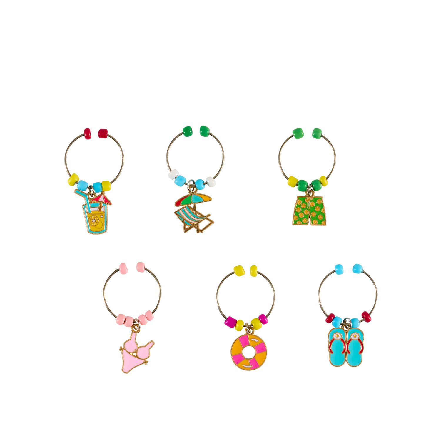 AVANTI Wine Charms, Set of 6 - Resort
