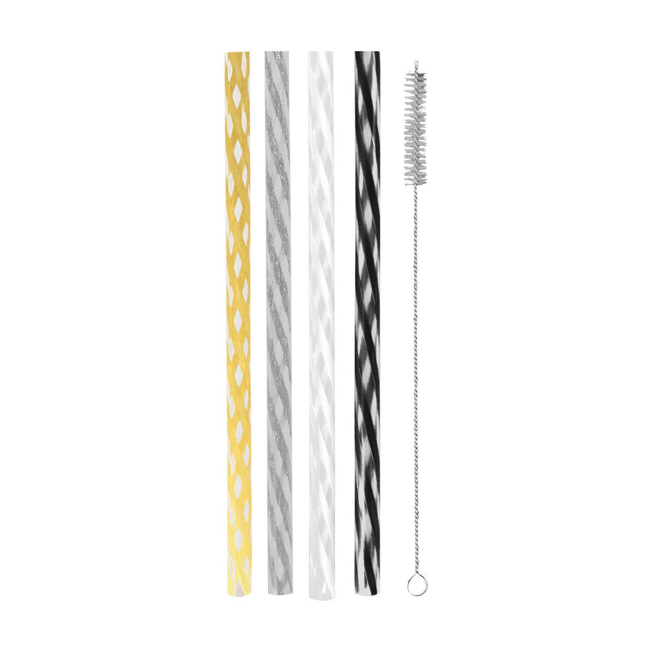 AVANTI Reusable Cocktail Straws Set of 24 - Celebration