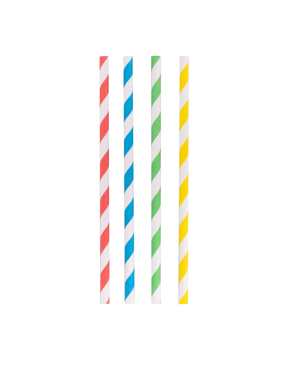 AVANTI Paper Cocktail Straws 14cm Set of 50 - Rainbow