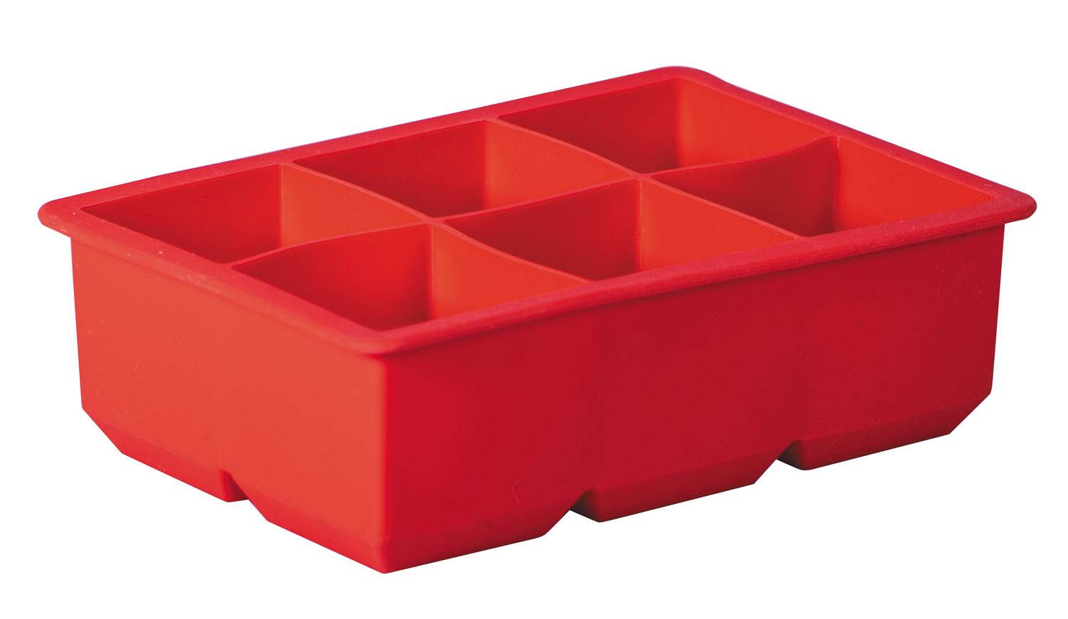 AVANTI Silicone 6 Cup King Ice Cube Tray - Red