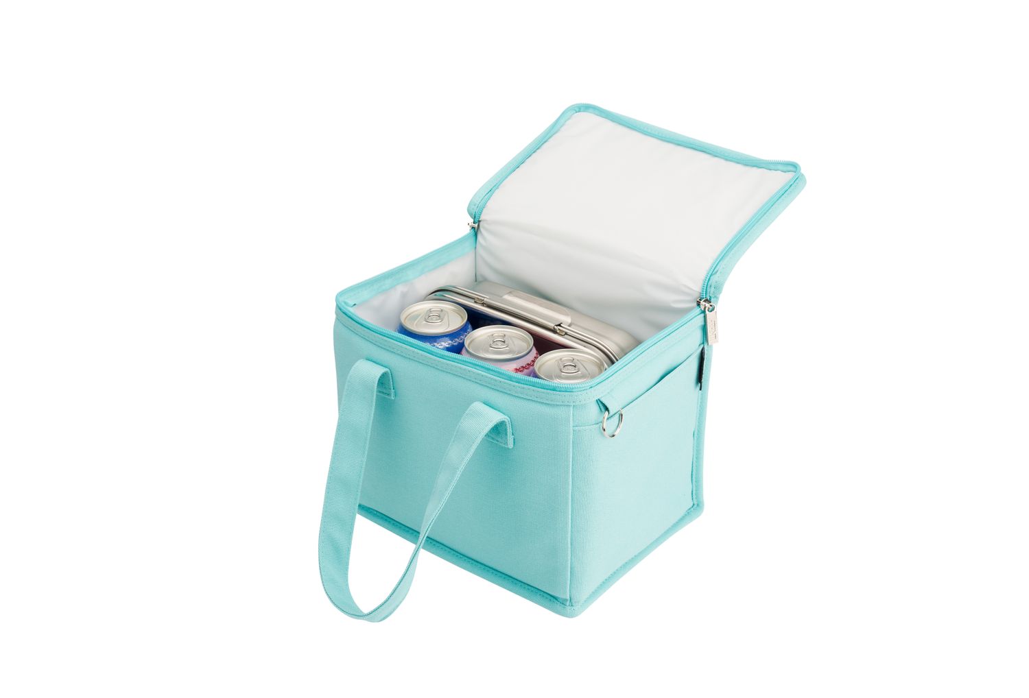 AVANTI Insulated Canvas Lunch Bag Sea Breeze Blue