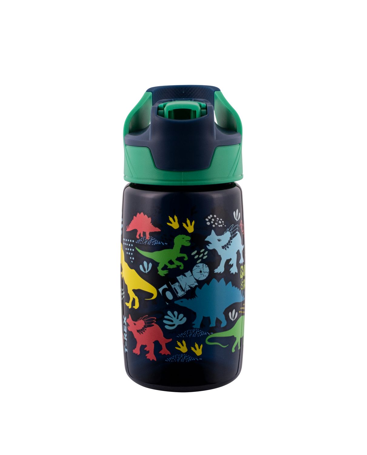 AVANTI YumYum Auto Flip Spout Tritan Bottle 450ml - Dinosaur