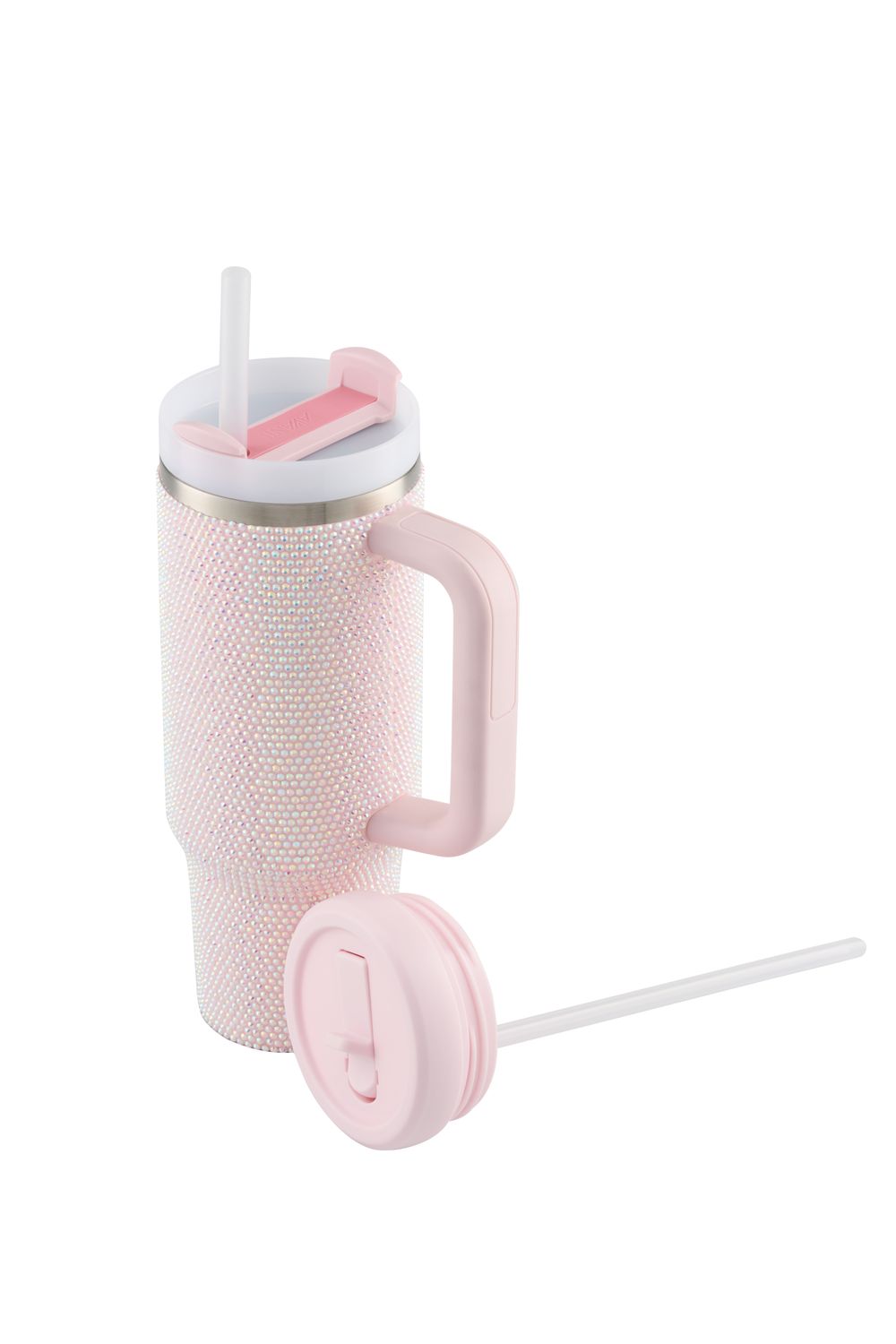 AVANTI HydroQuench Tumbler with Two Lids, 1L Luxe Pink