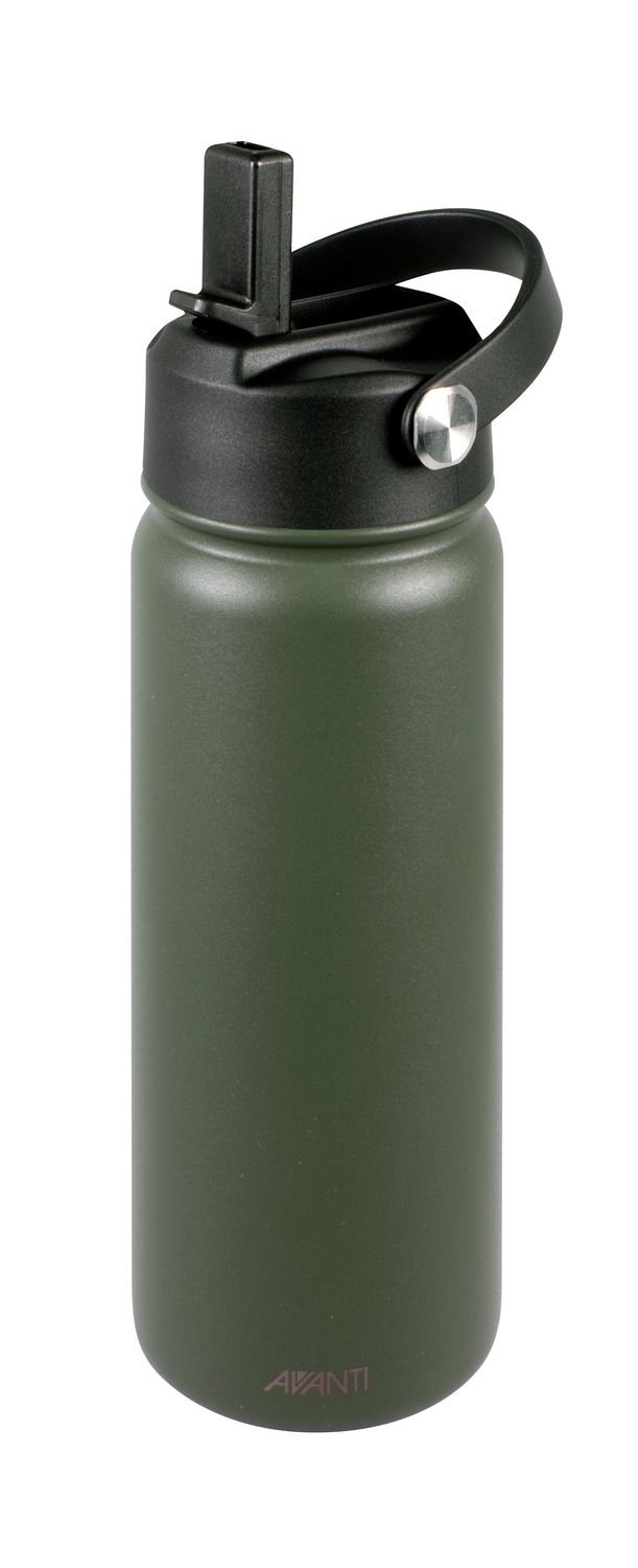 AVANTI HydroSport Insulated Sipper Bottle 550ml - Khaki