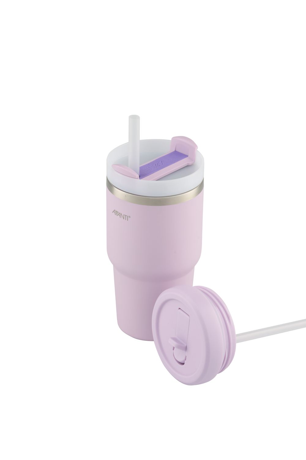 AVANTI HydroQuech Smoothie Tumbler w/ Two Lids, 550ml Lilac