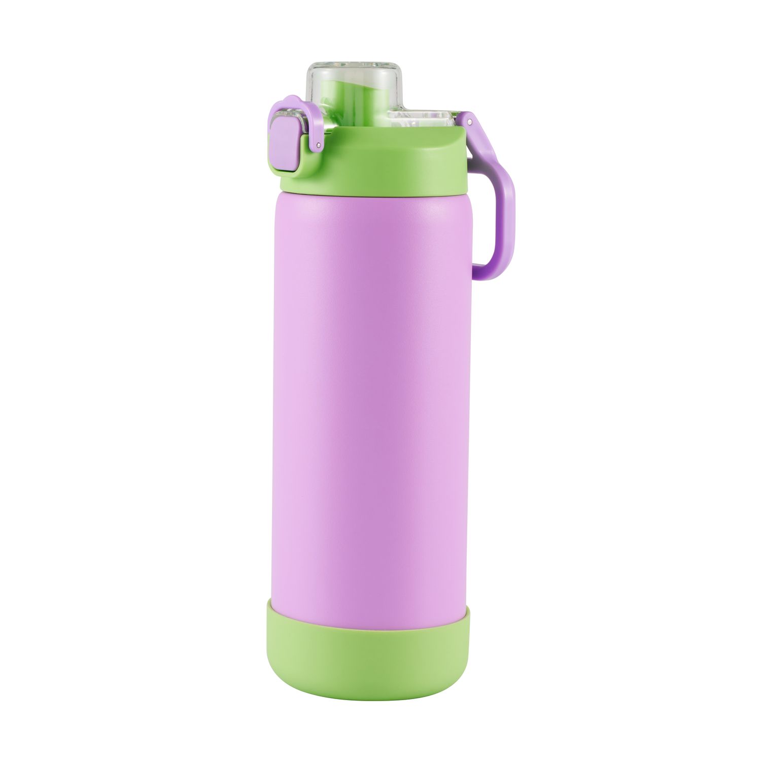 AVANTI YumYum 2 Way Drinking Insulated Btl,550ml Purple/Grn