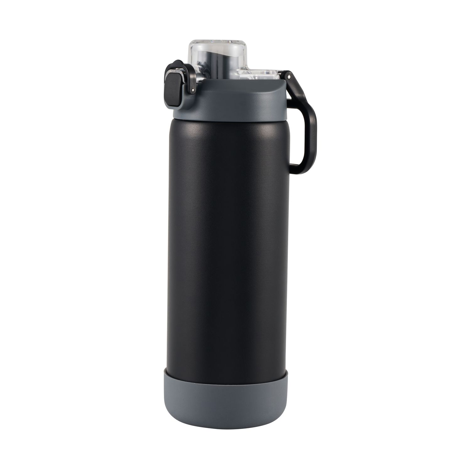 AVANTI YumYum 2 Way Drinking Insulated Btl, 550ml Blk/chrcl