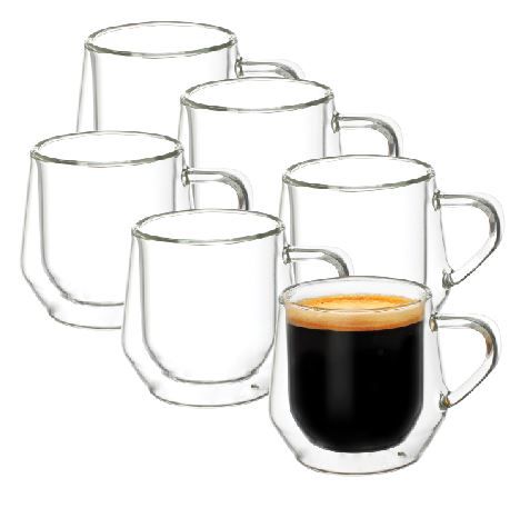 AVANTI Capri Double Wall Glass Set of 6 - 250ml