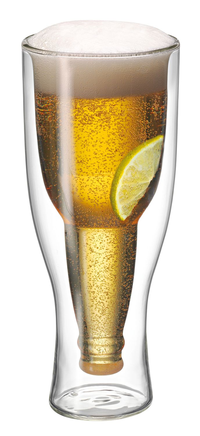 AVANTI Top Up! Double Wall Beer Glass - 400ml