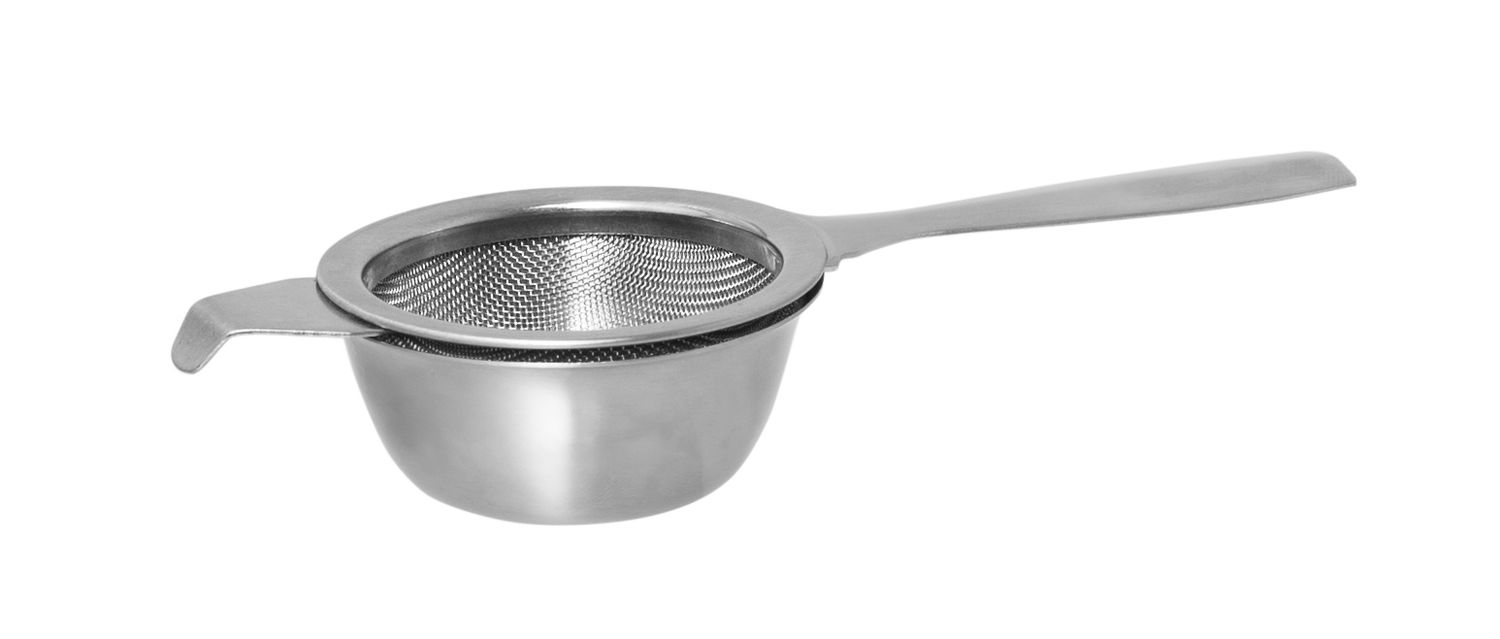 AVANTI Single Handle Tea Strainer with Drip Bowl