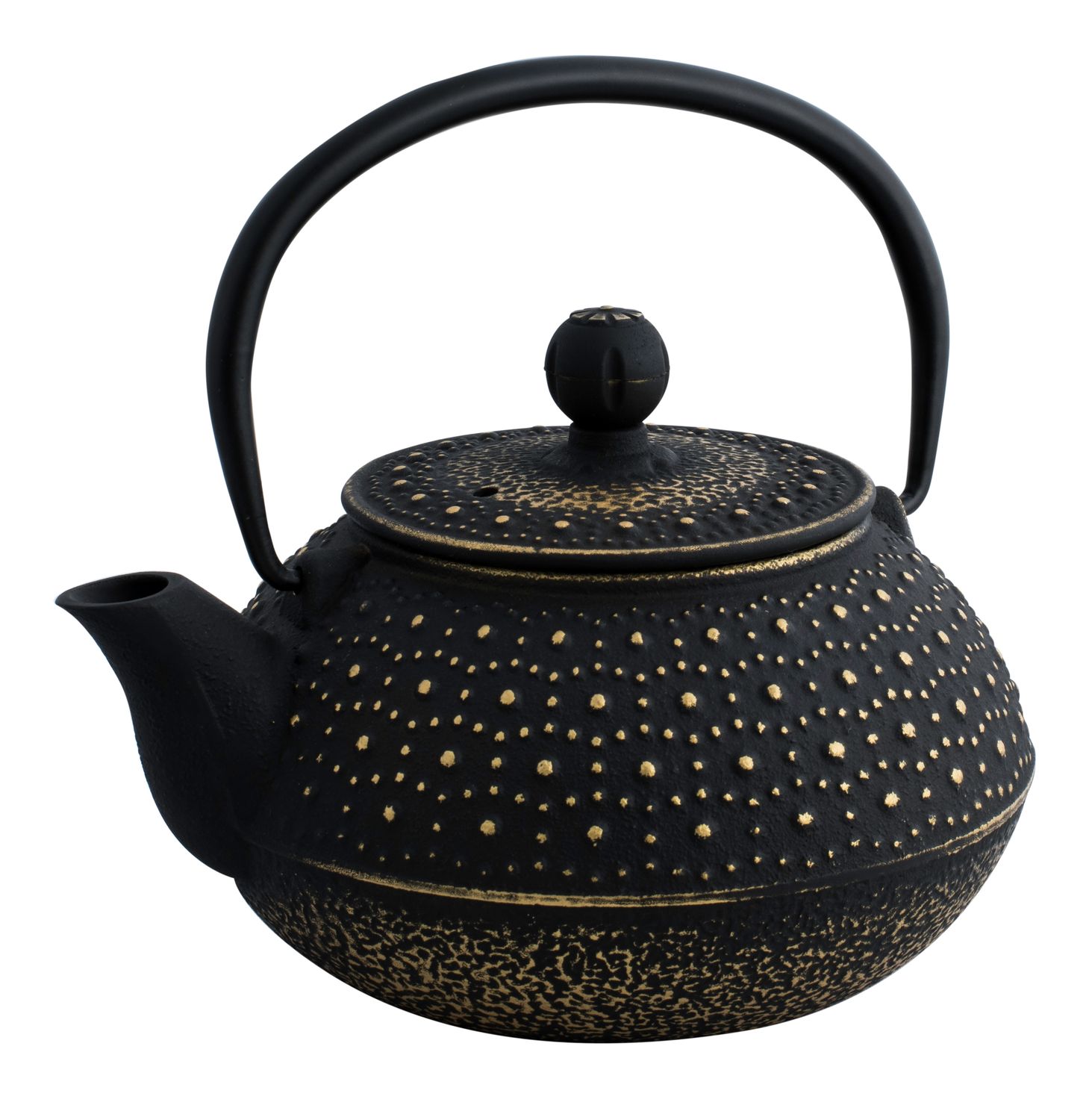 AVANTI Imperial Cast Iron Teapot 800ml - Black/Gold