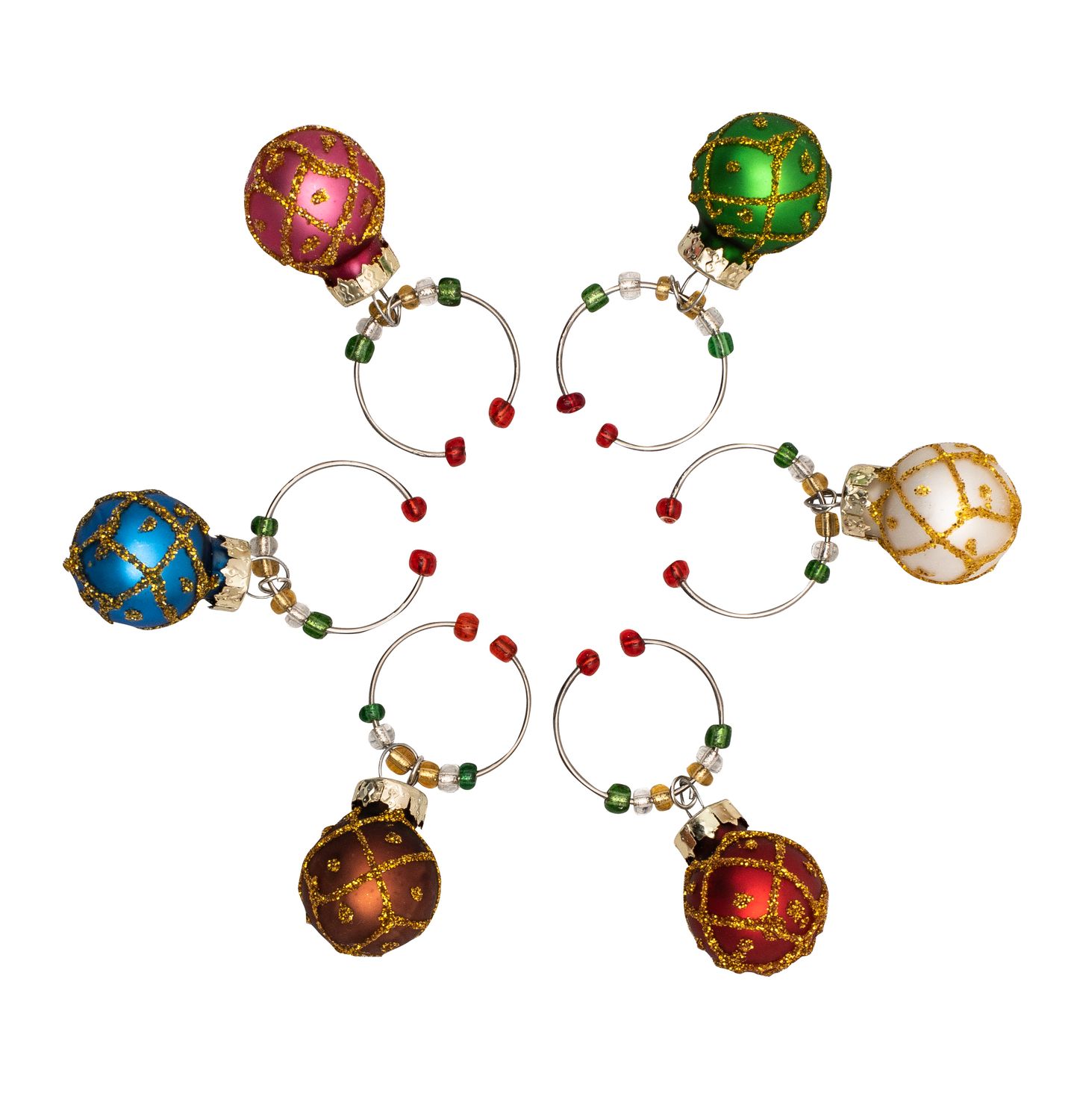 AVANTI Wine Charms Set of 6 - Baubles