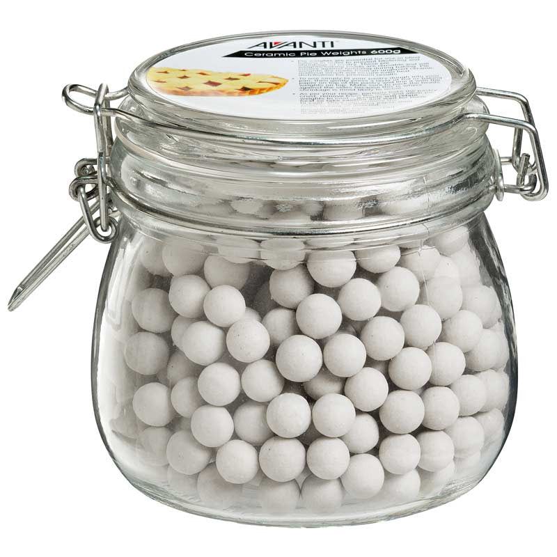 AVANTI Ceramic Pie Weights in Glass Jar - 600g