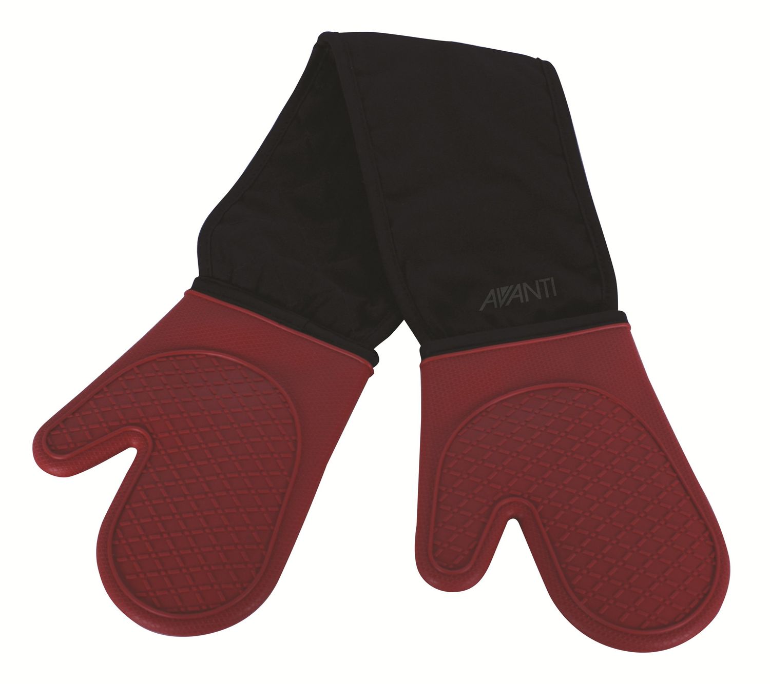 AVANTI Silicone Double Oven Glove - Red