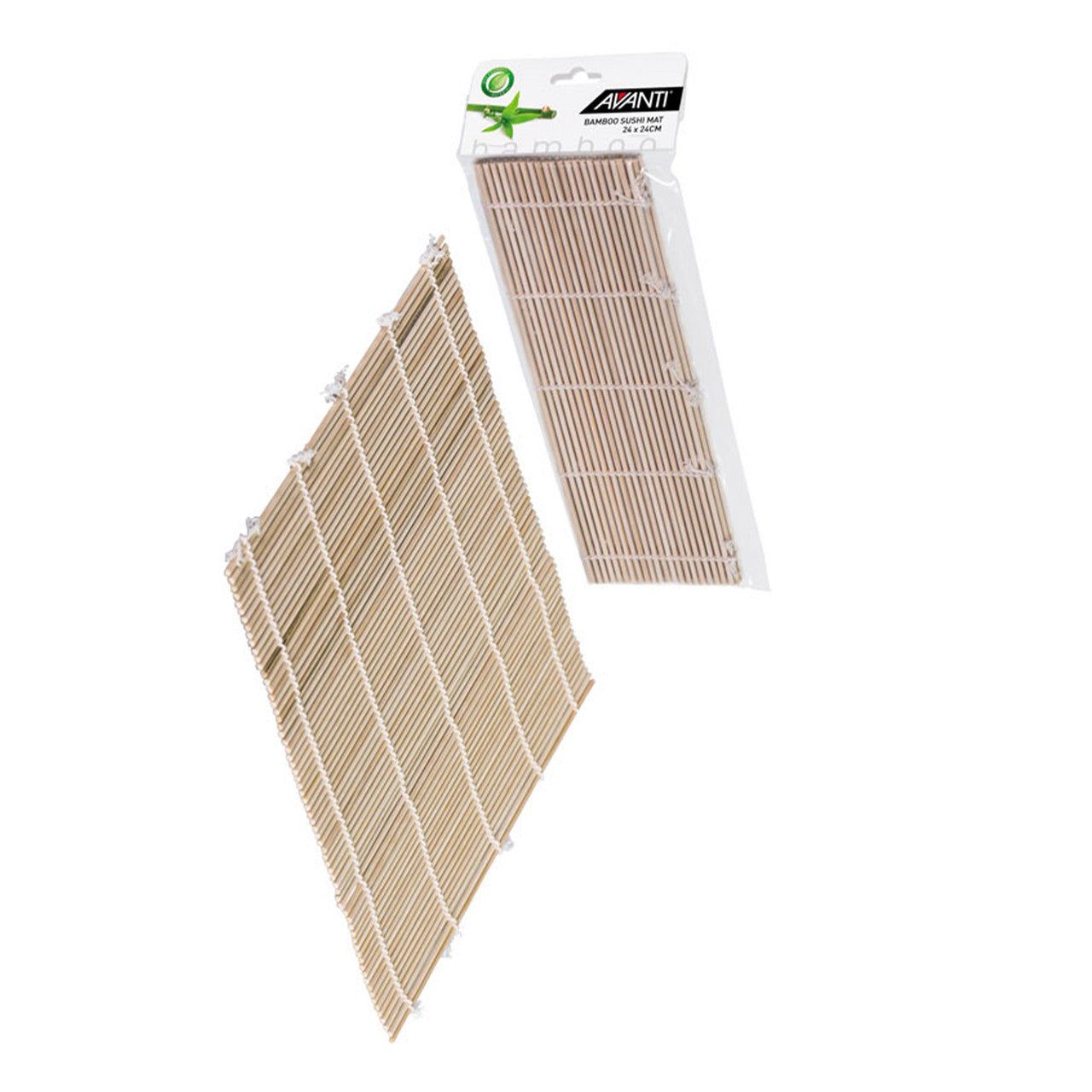 AVANTI Bamboo Sushi Mat - 24 x 24cm