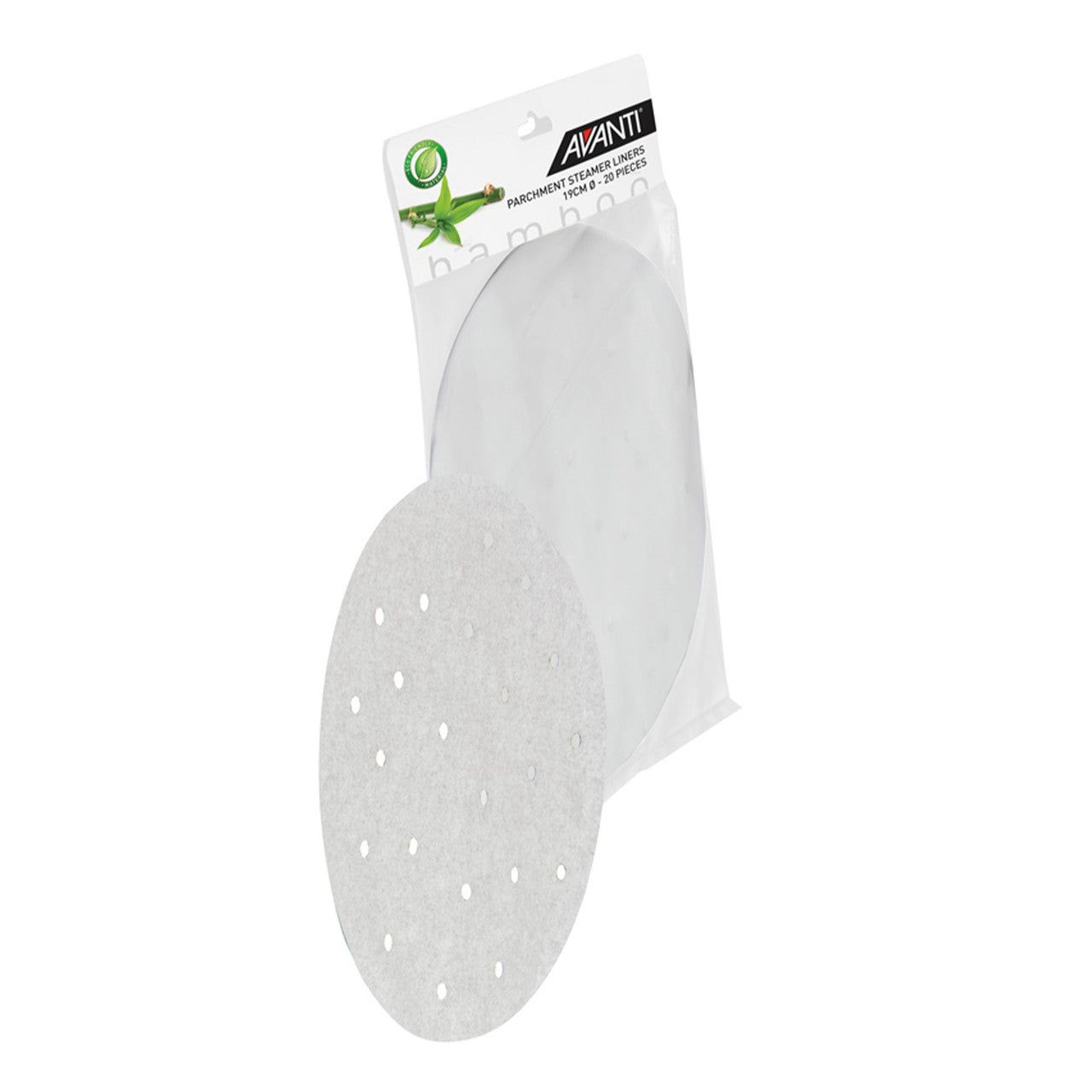 AVANTI Steamer Liners 19cm Diameter - 20 Piece Pack